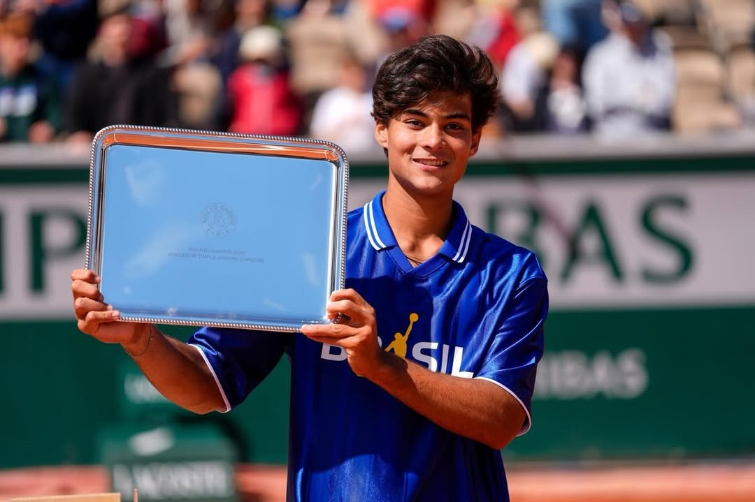 "Era um sonho", diz Guto Miguel sobre título juvenil de Roland Garros